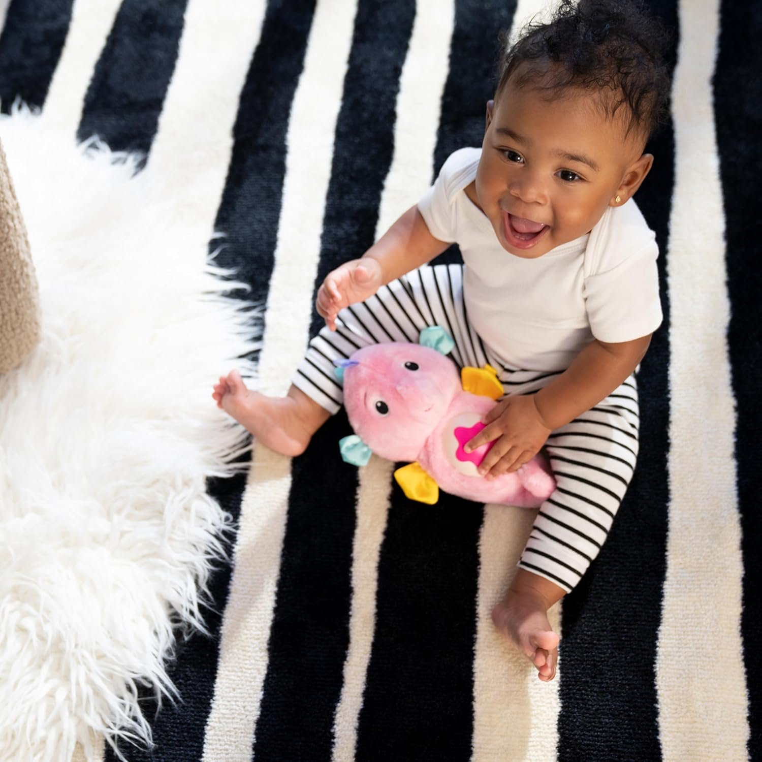 Baby Einstein Sea Dreams Seahorse Plush Soother Toy, with Music and Lights, Ages 0 Months and Up, Pink - Image 12