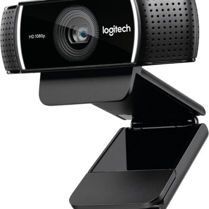Logitech 1080p Pro Stream Webcam for HD Video Streaming and Recording at 1080p 30FPS (Renewed)