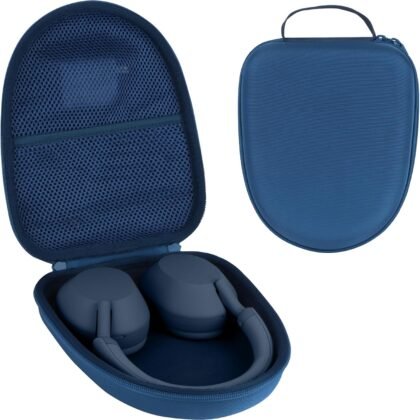 Hard Case Replacement for Sony WH-1000XM6, WH-1000XM5, WH-1000XM4, WH-1000XM3 Noise Canceling Headphones, Portable Travel Headphone Cases (Dark Blue Case)