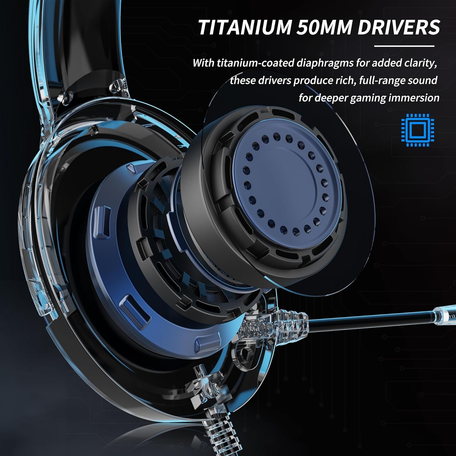 BINNUNE Gaming Headset with Mic for PS4 PS5 Xbox Series X|S Xbox 1 PC NS, Wired Gaming Headphones with Microphone for PS 4|5 Xbox1 - Image 4