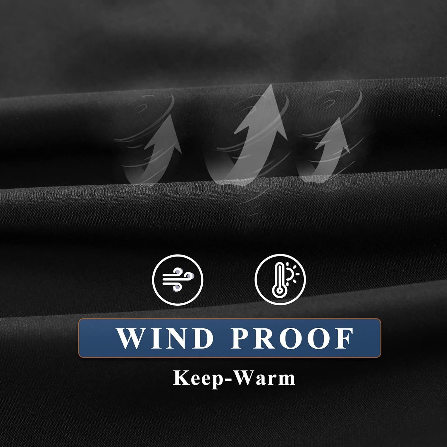 GGleaf Men's Winter Puffer Jacket Quilted Thicken Down Coat Insulated and Water Repellent Jacket with Hood - Image 5