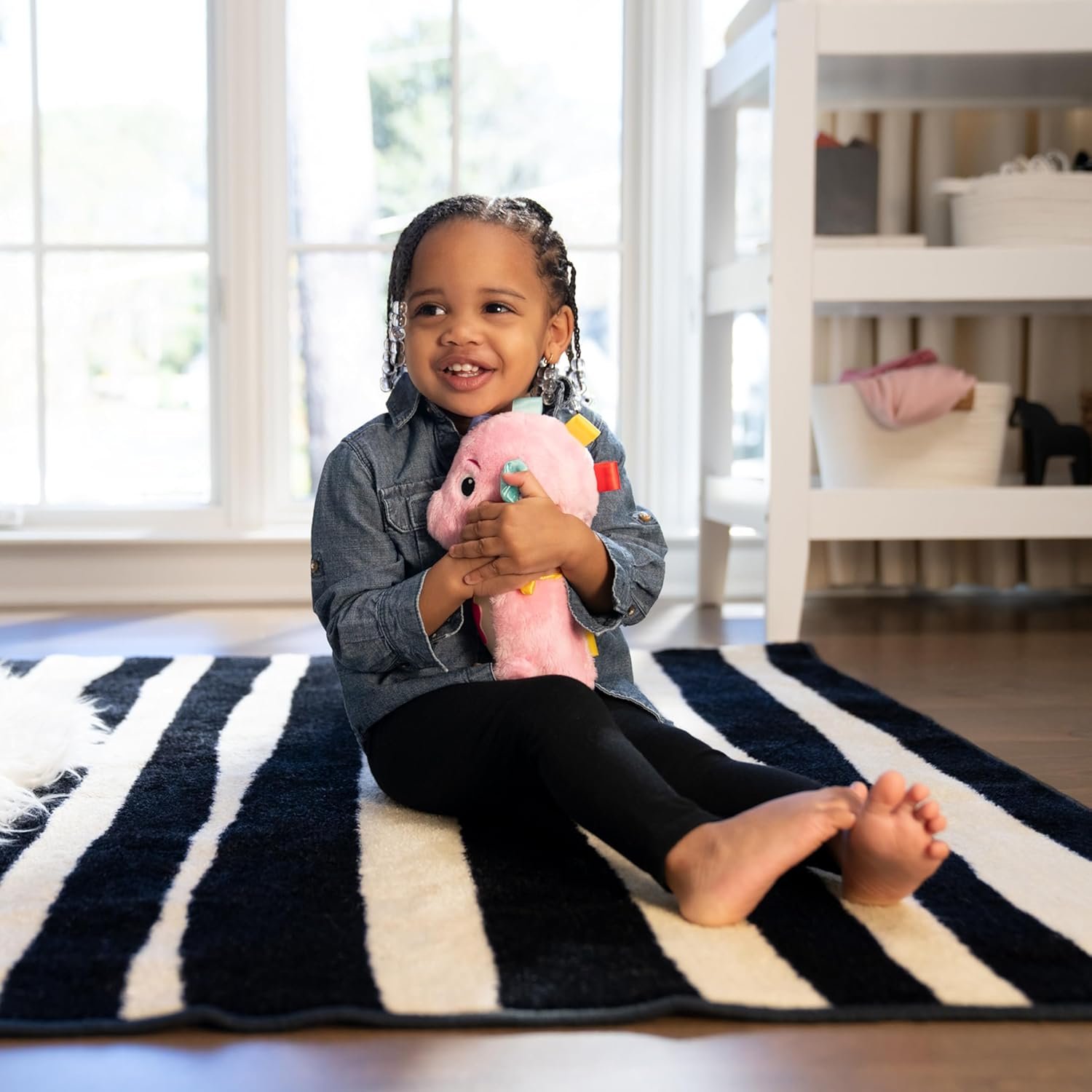 Baby Einstein Sea Dreams Seahorse Plush Soother Toy, with Music and Lights, Ages 0 Months and Up, Pink - Image 9