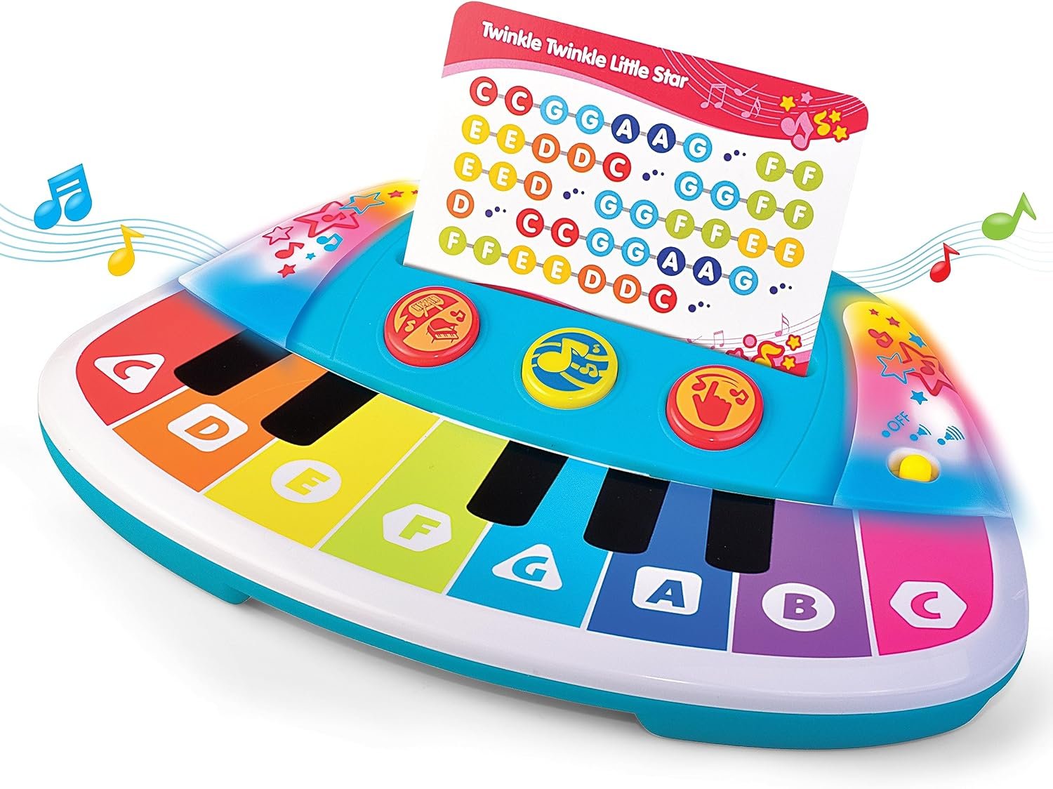 HAP-P-KID Magic Touch Baby Piano, Toddler Music Toy, Infant Touch Sensor Musical Instrument, Switch Between Xylophone, Kids Play Fun Gifts for 9 12 18 24 Month, 1 2 3 Year Old Boys Girls