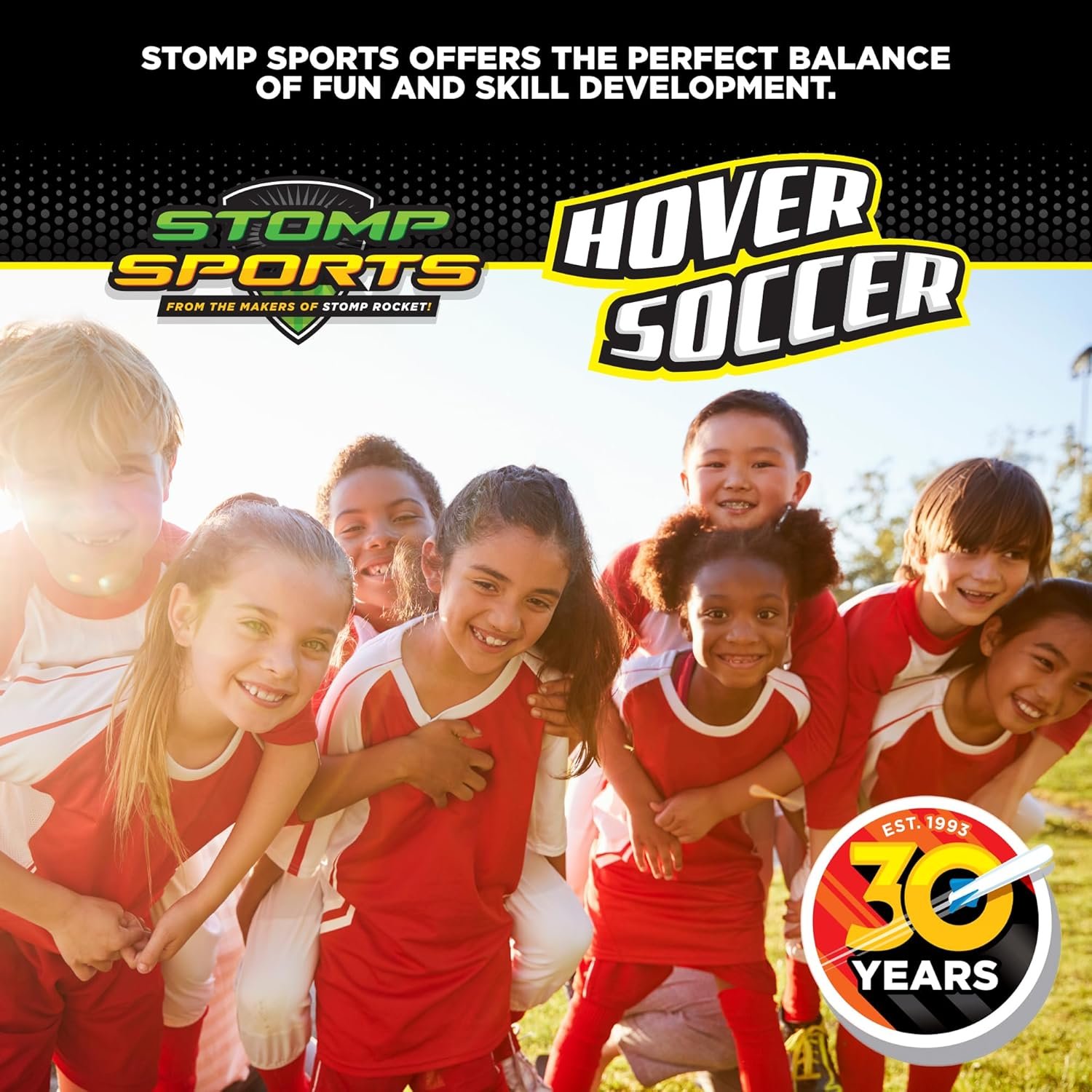 Hover Soccer from The Makers of Stomp Rocket – LED Lights and Padded Bumpers Indoor Air Soccer Toy for Boys Girls Ages 3 4 5 6 7 8 + Fun Games - Image 6