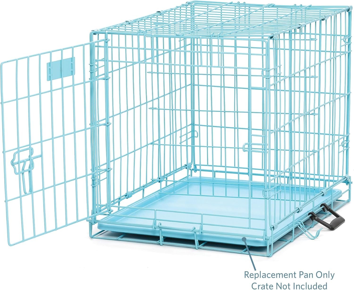 MidWest Homes for Pets, Dog Crate Replacement Pan for- 24-Inch Blue iCrate, Also Fits New World, Regular 24-Inch iCrates and Life Stages Dog crates, (Model-26BPan), Blue - Image 2