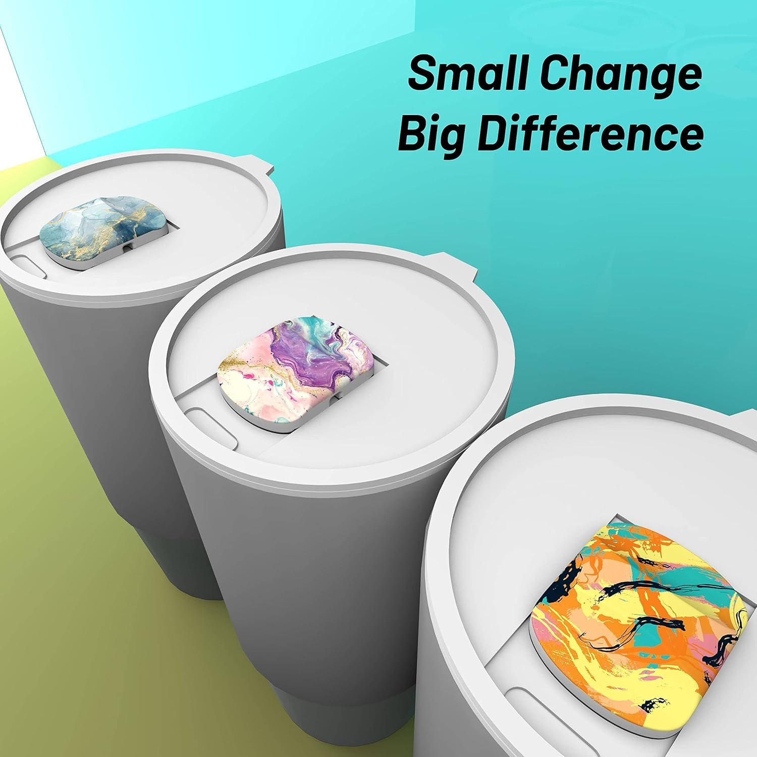 For YETI Magnetic Slider Replacement, Designed to Fit Most YETI Drinkware in 10oz, 14oz, 16oz, 20oz, 26oz, and 30oz Sizes, Stylish Design with Strong Magnet, 3 Pack - Image 5