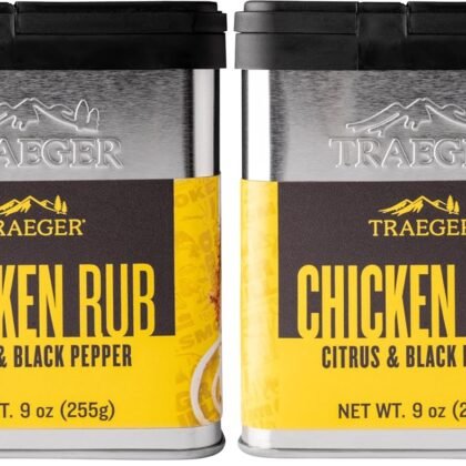 Traeger Pellet Grills SPC170 Chicken Rub with Citrus and Black Pepper (Pack of 2)