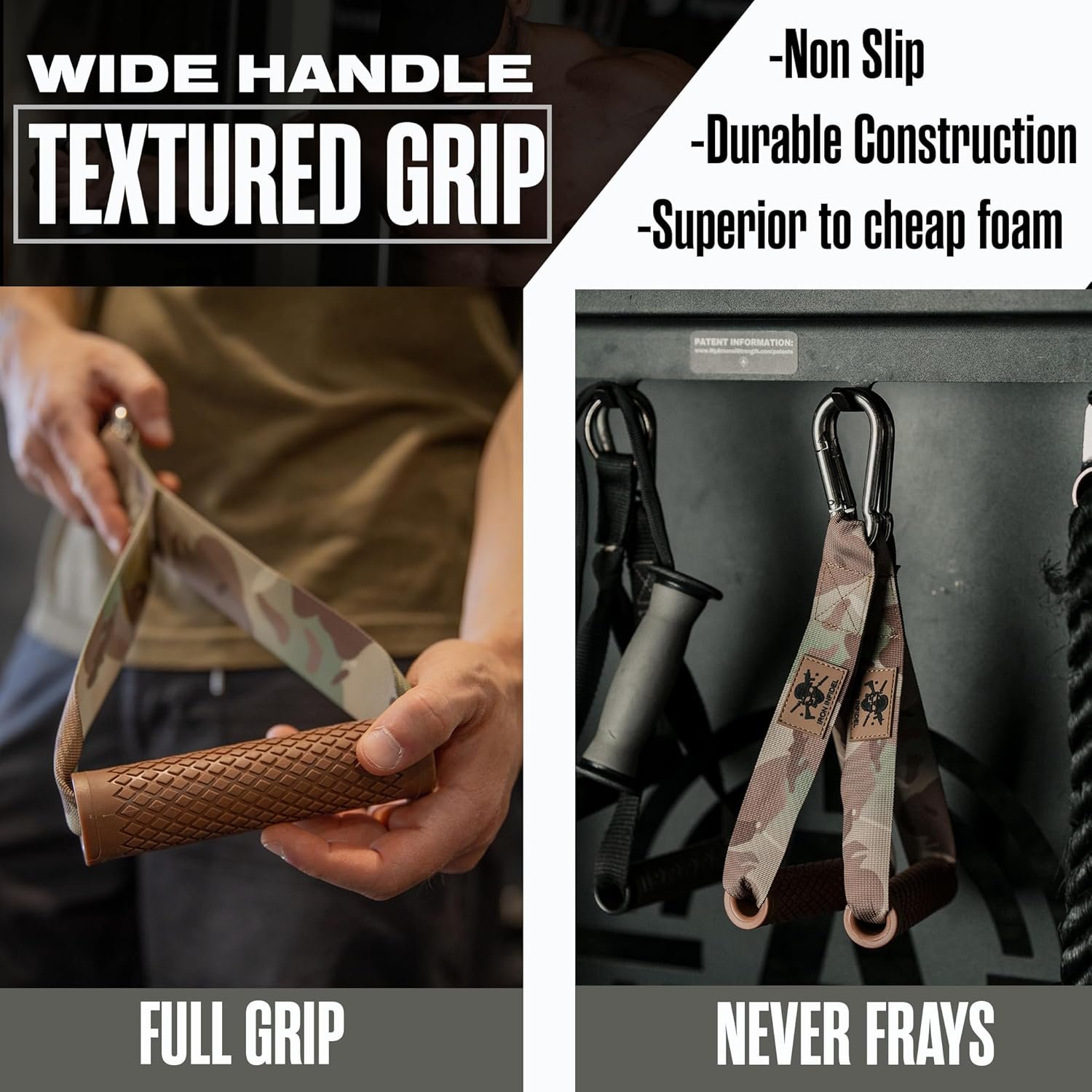 Resistance Band Handles - Cable Machine Handles Attachment and Door Anchor for Exercise Bands, Super Heavy Duty Accessory for Pull Up Assistance Bands, Workout Equipment & Home Gym - Image 4