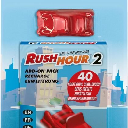 ThinkFun Rush Hour® 2 - Eine Erweiterung - Logikspiel ab 8 Jahre: Nur mit Rush Hour spielbar!