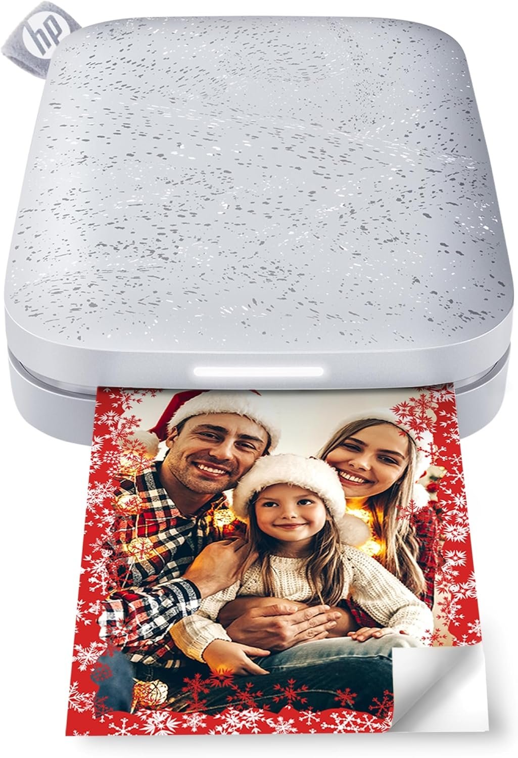 HP Sprocket Portable 2x3 Instant Photo Printer (Luna Pearl) Print Pictures on Zink Sticky-Backed Paper from Your iOS & Android Device.