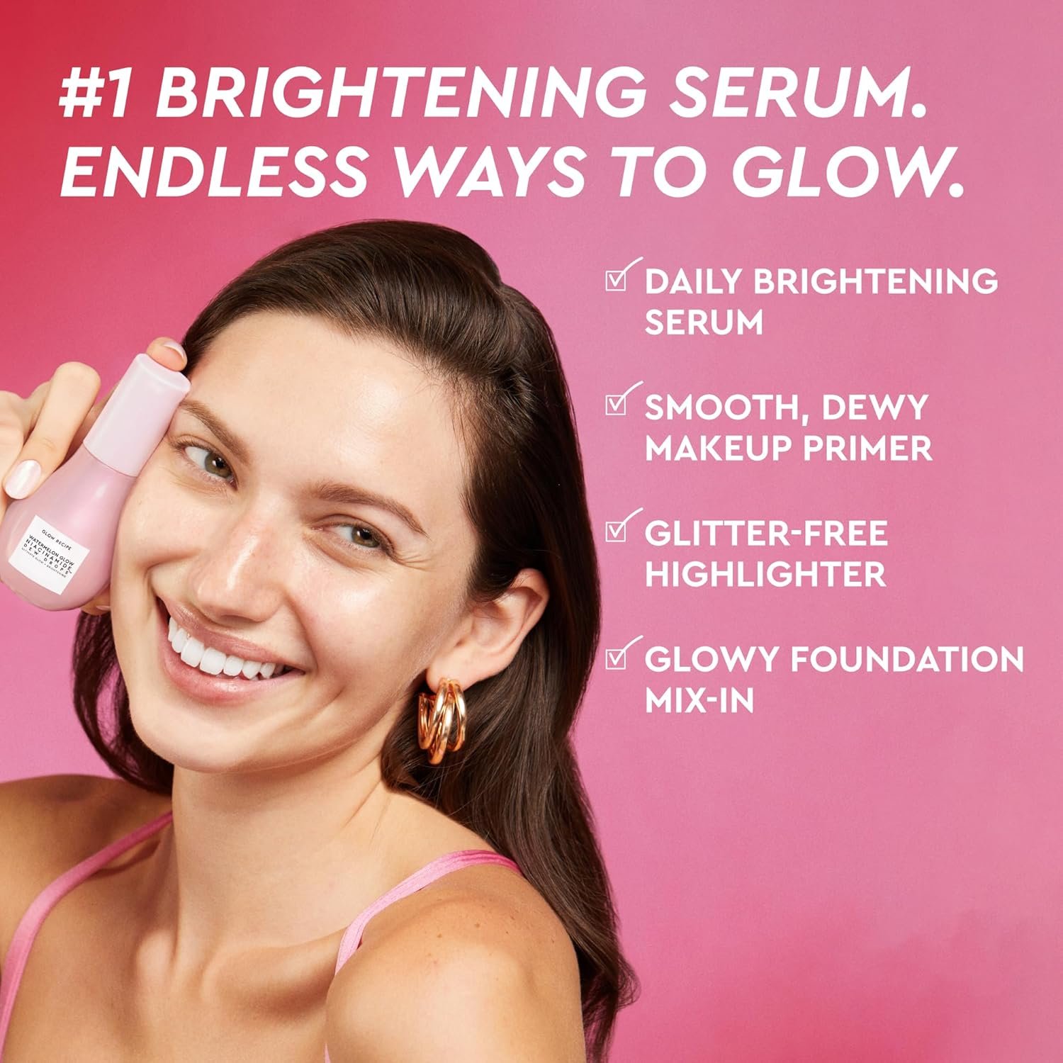 Glow Recipe Stocking Stuffer Niacinamide Serum Dew Drops Ornament - Hydrating Face Serum & Illuminating Makeup Primer for Dewy, Glass Skin + Hyaluronic Acid for Plumping & Highlighting (15 ml) - Image 7