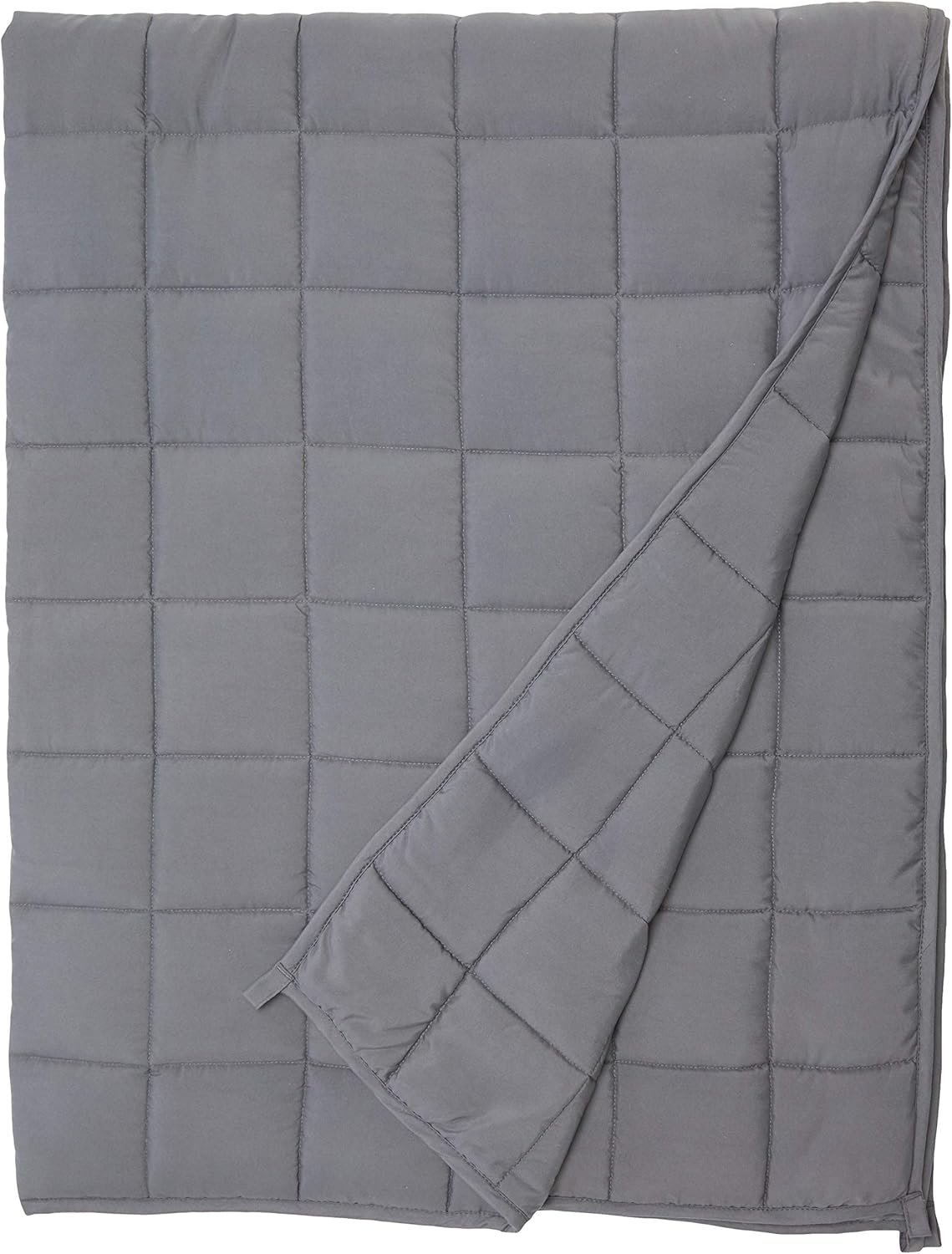 Waowoo Adult Weighted Blanket Queen Size (15lbs 60"x80") Heavy Blanket with Premium Glass Beads, (Dark Grey - Image 4
