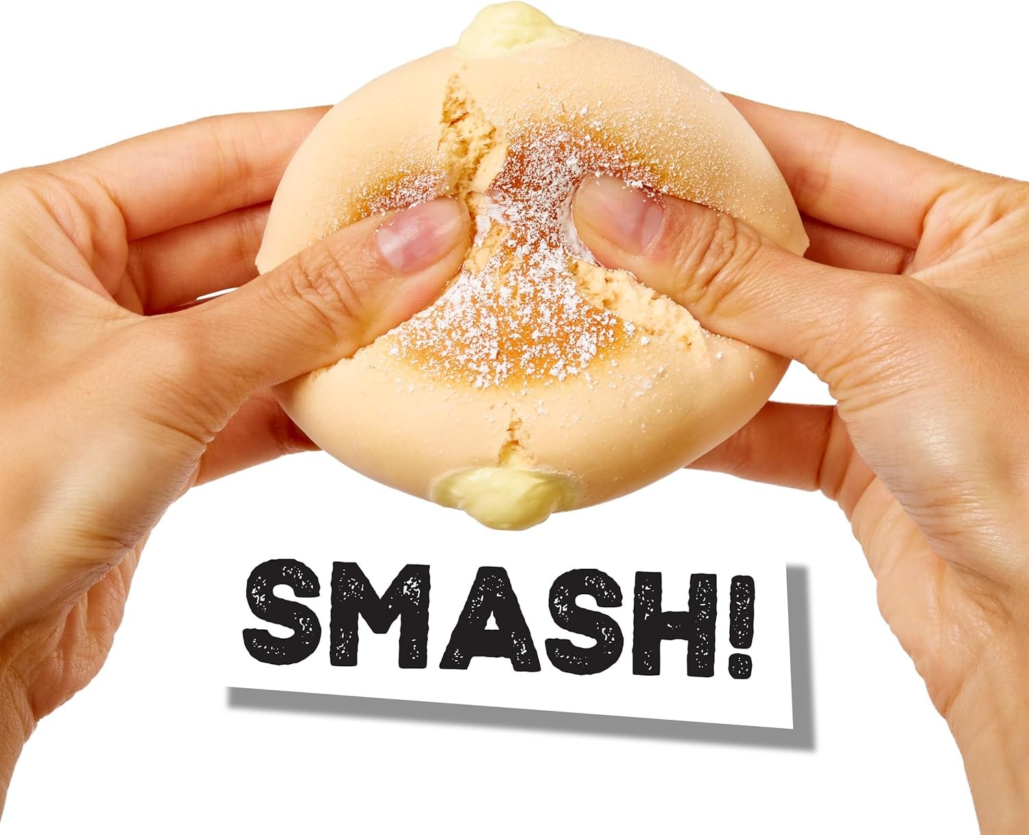 Slime Life Choco Icing Round & Cream Filled Donuts DIY Slime Kit - Unboxing Ingredients to Make, Smash, and Stretch Your Food Slime, Ages 8+ - Image 4