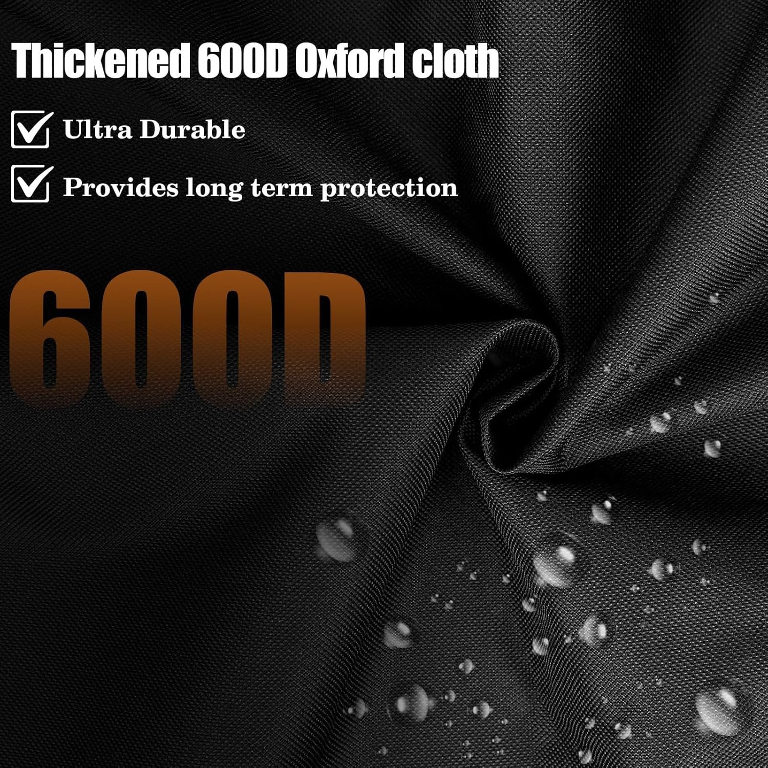 QuliMetal Grill Cover for Traeger Pro 22/575 Series - 600D Heavy Duty Waterproof BBQ Grill Cover for Treager Pro 22/575,Z Grills 550B and More Weather Outdoor Wood Pellet Smoker Protector - Image 5