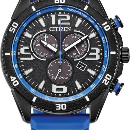 Citizen Men's Eco-Drive Corso Diamond Bezel Watch, Two-Tone Stainless Steel Bracelet Watch, 3 Hand, Date