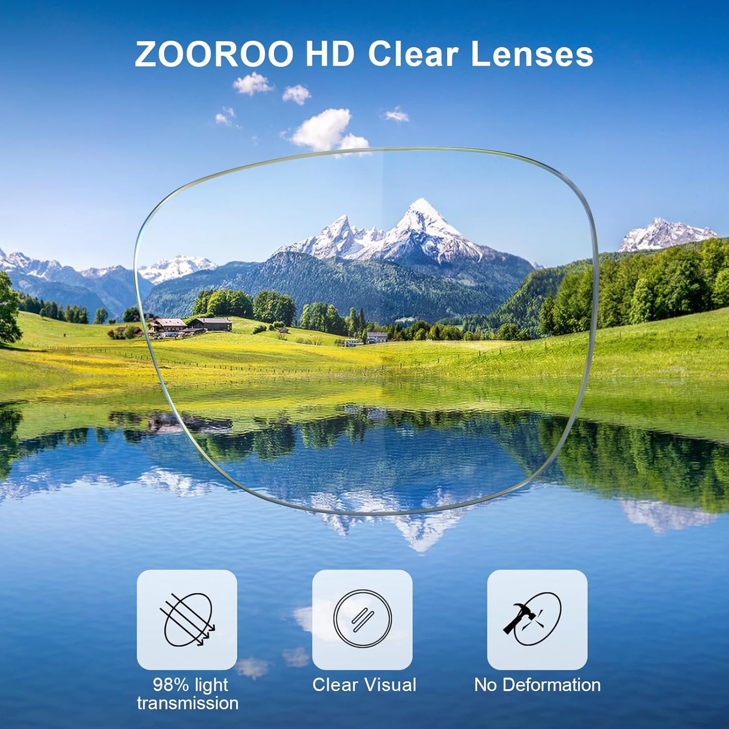 Replacement Lenses Compatible with Ray-Ban Meta Wayfarer RW4008 (53MM) Smart Glasses - Image 3