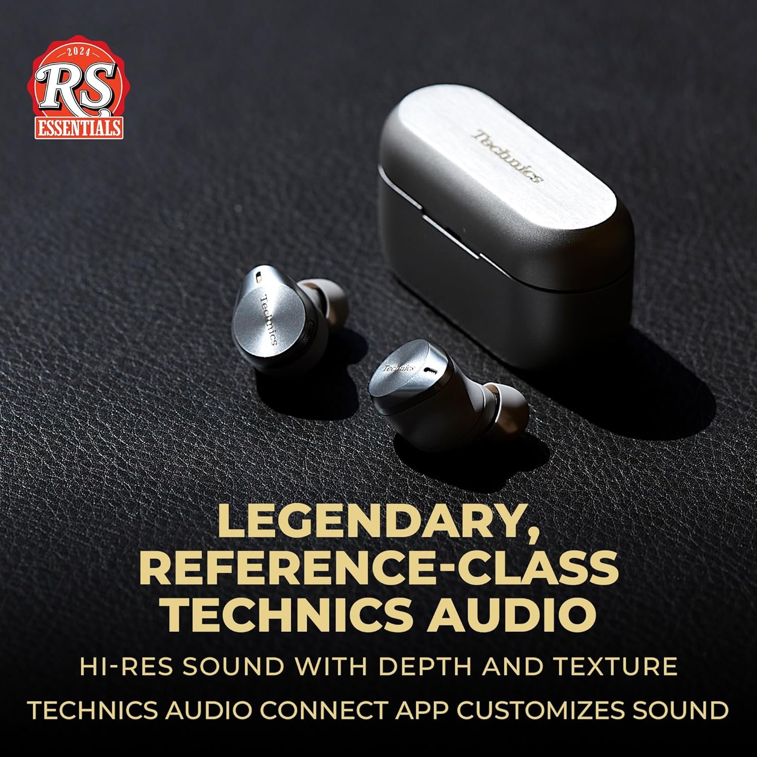 Technics Premium Hi-Fi True Wireless Bluetooth Earbuds with Advanced Noise Cancelling, 3 Device Multipoint Connectivity, Wireless Charging, Hi-Res Audio + Enhanced Calling - EAH-AZ80-S (Silver) - Image 2