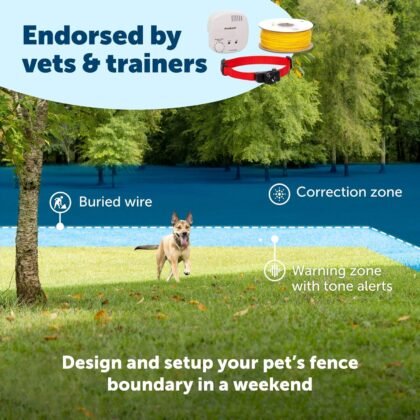 PetSafe Ultralight Pet Fence Receiver Waterproof with Tone and Static Correction Dog Collar