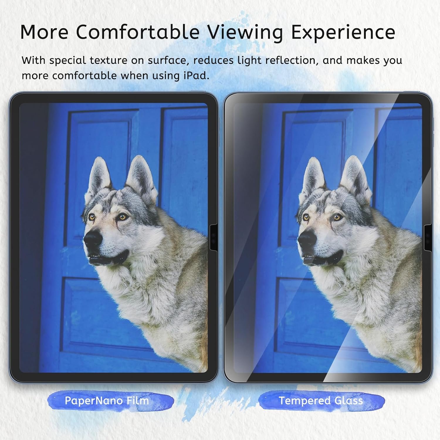 MOBDIK 2 Pack Paperfeel Screen Protector Compatible with iPad A16 11th / 10th Generation (2025/2022) & iPad Air 11 M3 2025 / M2 2024, Crafted for Natural Writing, Less Reflection, Easy Installation - Image 5