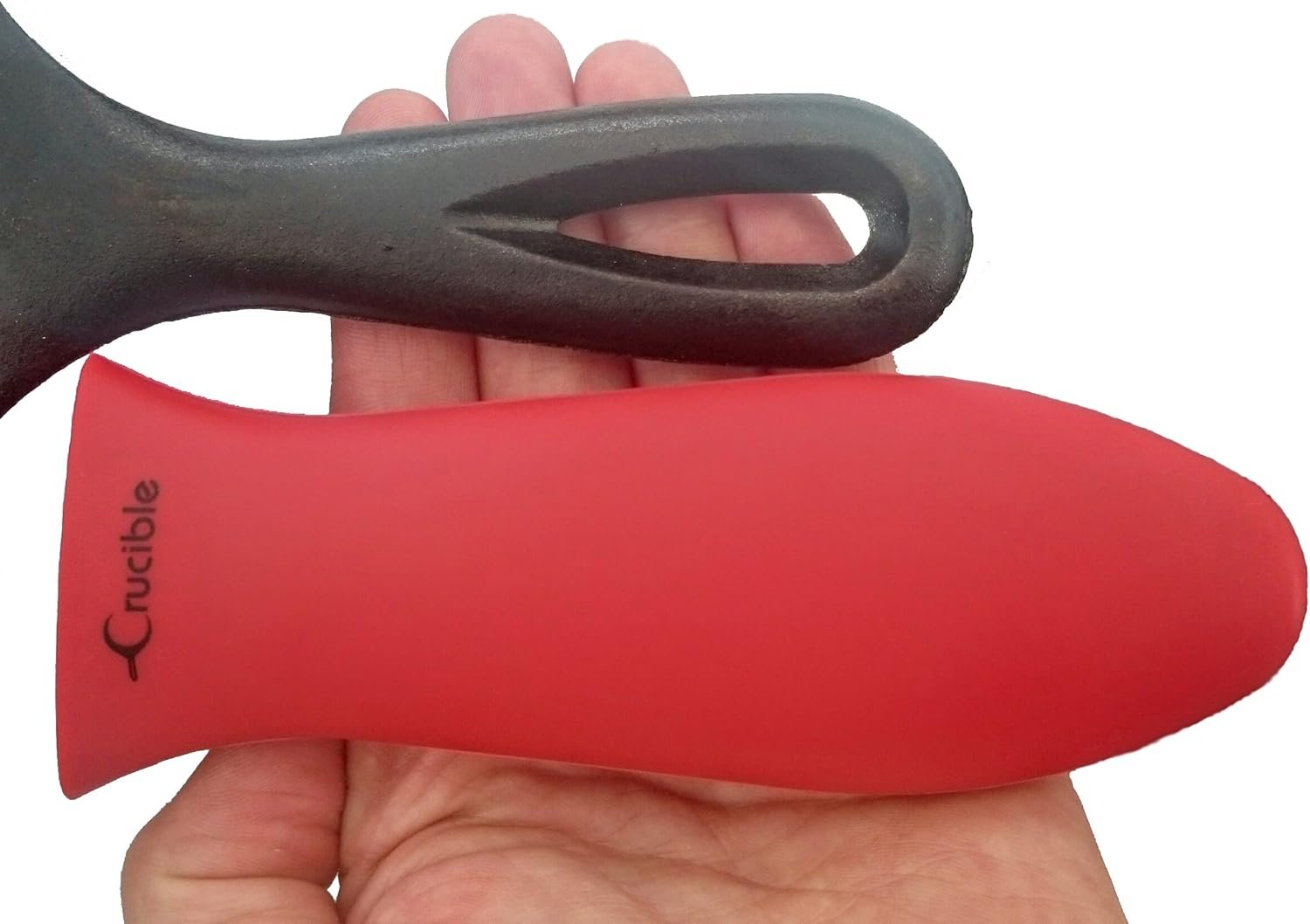 12-Inch & 10.25-Inch Cast Iron Skillet Set (Pre-Seasoned), Including Large & Assist Silicone Hot Handle Holders | Indoor & Outdoor Use - Image 6