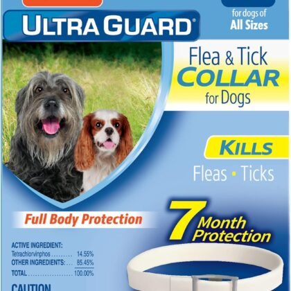 Hartz UltraGuard Flea & Tick Collar for Dogs and Puppies - 26" Neck, 7 Month Protection