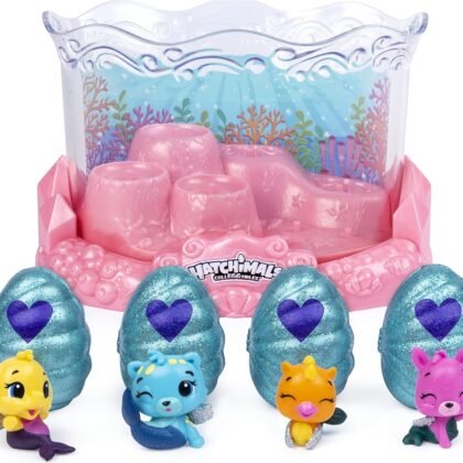 Hatchimals CollEGGtibles, Mermal Magic Underwater Aquarium with 8 Exclusive Characters (Amazon Exclusive Set), Girl Toys, Girls Gifts for Ages 5 and up