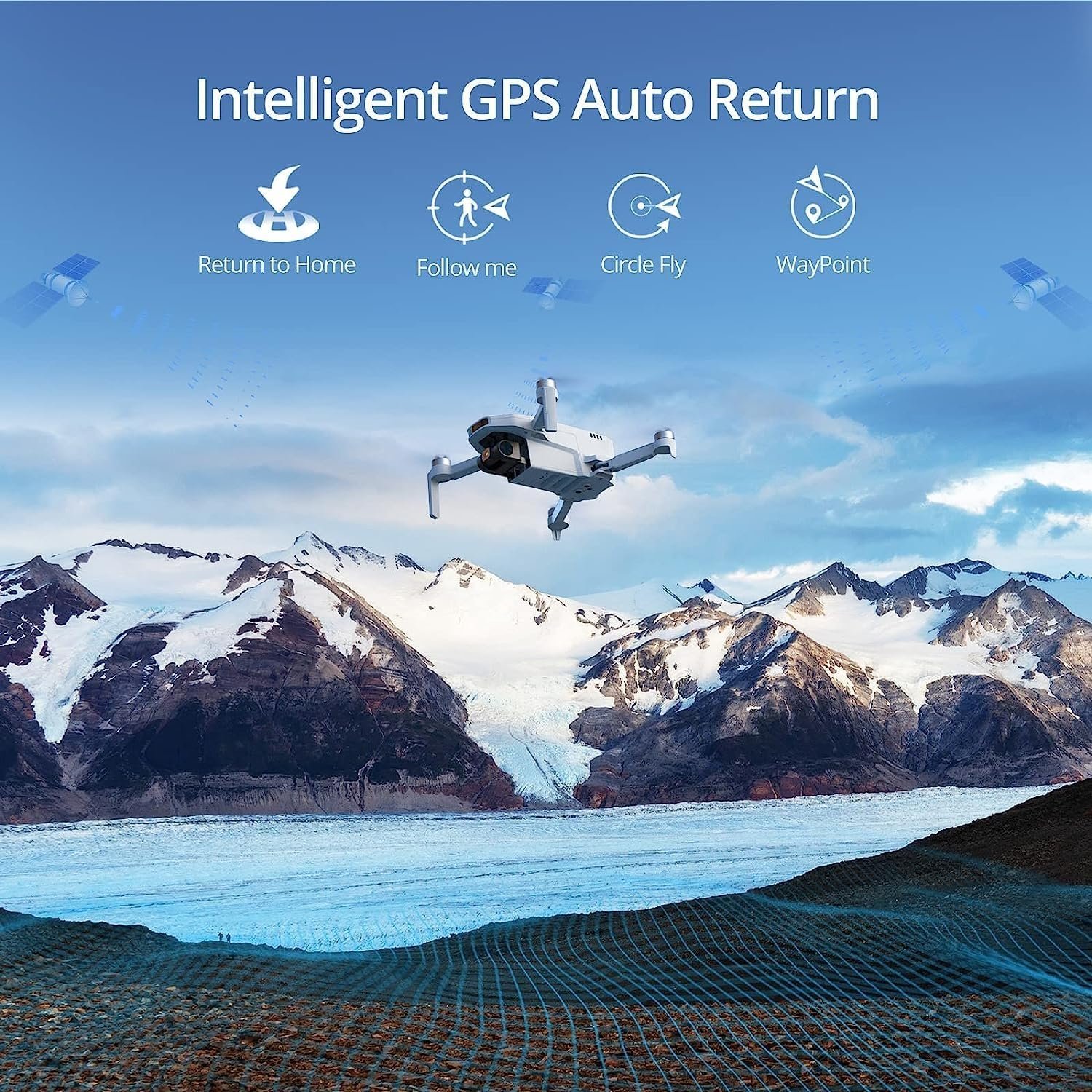 Potensic ATOM SE GPS Drone with 4K EIS Camera, Under 249g, 93 Mins Flight, 4KM FPV Transmission, Brushless Motor, Max Speed 16m/s, 60W Fast Parallel Charging Hub, Fly More Combo - Image 6