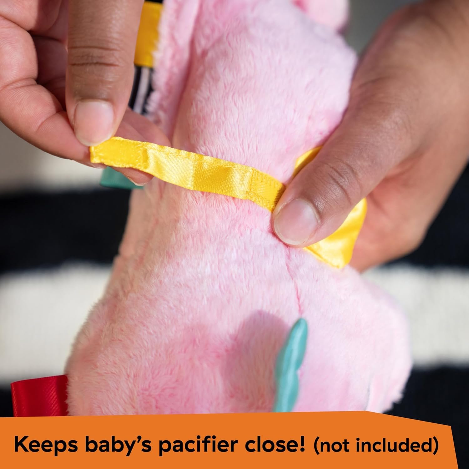 Baby Einstein Sea Dreams Seahorse Plush Soother Toy, with Music and Lights, Ages 0 Months and Up, Pink - Image 6