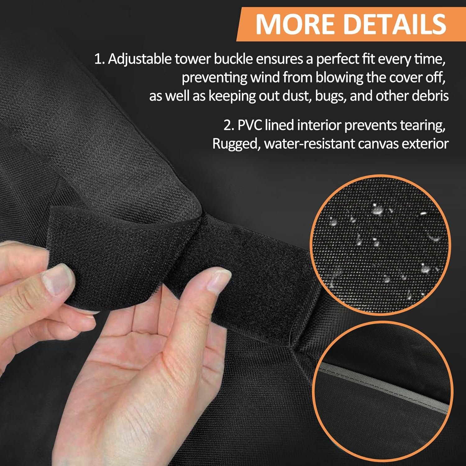 Pizza Oven Cover for Ooni Karu 12 and Karu 12G Multi-Fuel Pizza Oven, Waterproof 600D Heavy Duty Carry Cover, Portable Bag with Strap Design - Image 3