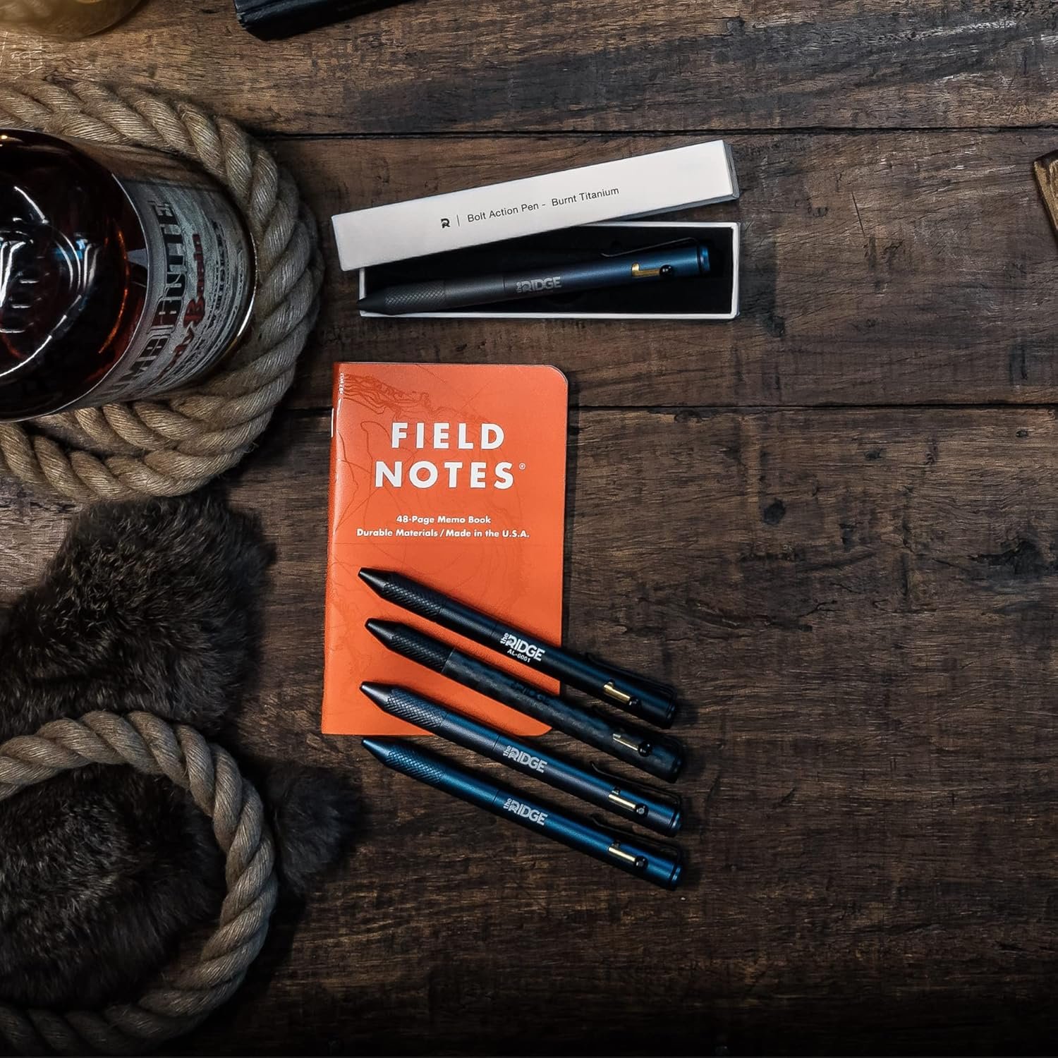 Ridge Bolt Action Pen - CNC Machined Everyday Carry Pen, Knurled Grip, Pressurized Refill, Manganese Spring Steel Clip, Compact Pocket EDC Pen with Schmidt EasyFlow 9000 (Carbon Fiber 3K) - Image 6