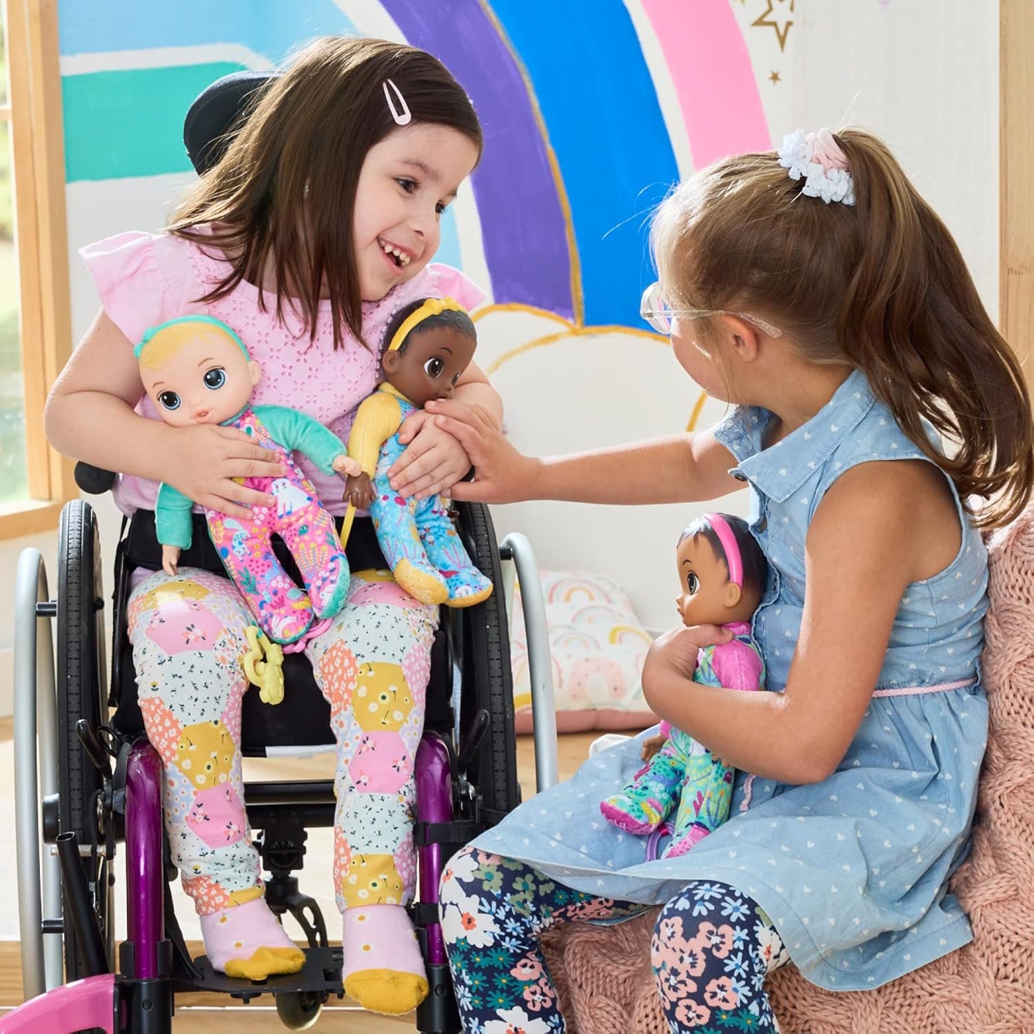 Baby Alive Soft ‘n Cute Doll, Brown Hair, 11-Inch First Baby Dolls, Washable Soft Toys for Toddlers, Easter Gifts for Kids, 18 Months+ - Image 8