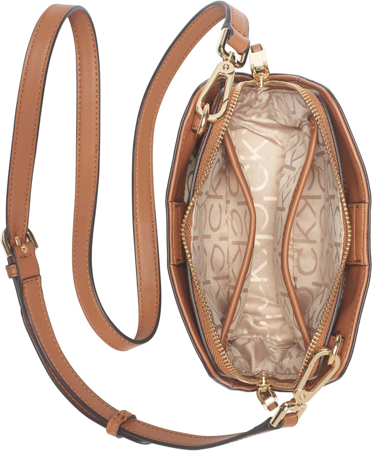 Calvin Klein womens Lucy Triple Compartment Crossbody - Image 10