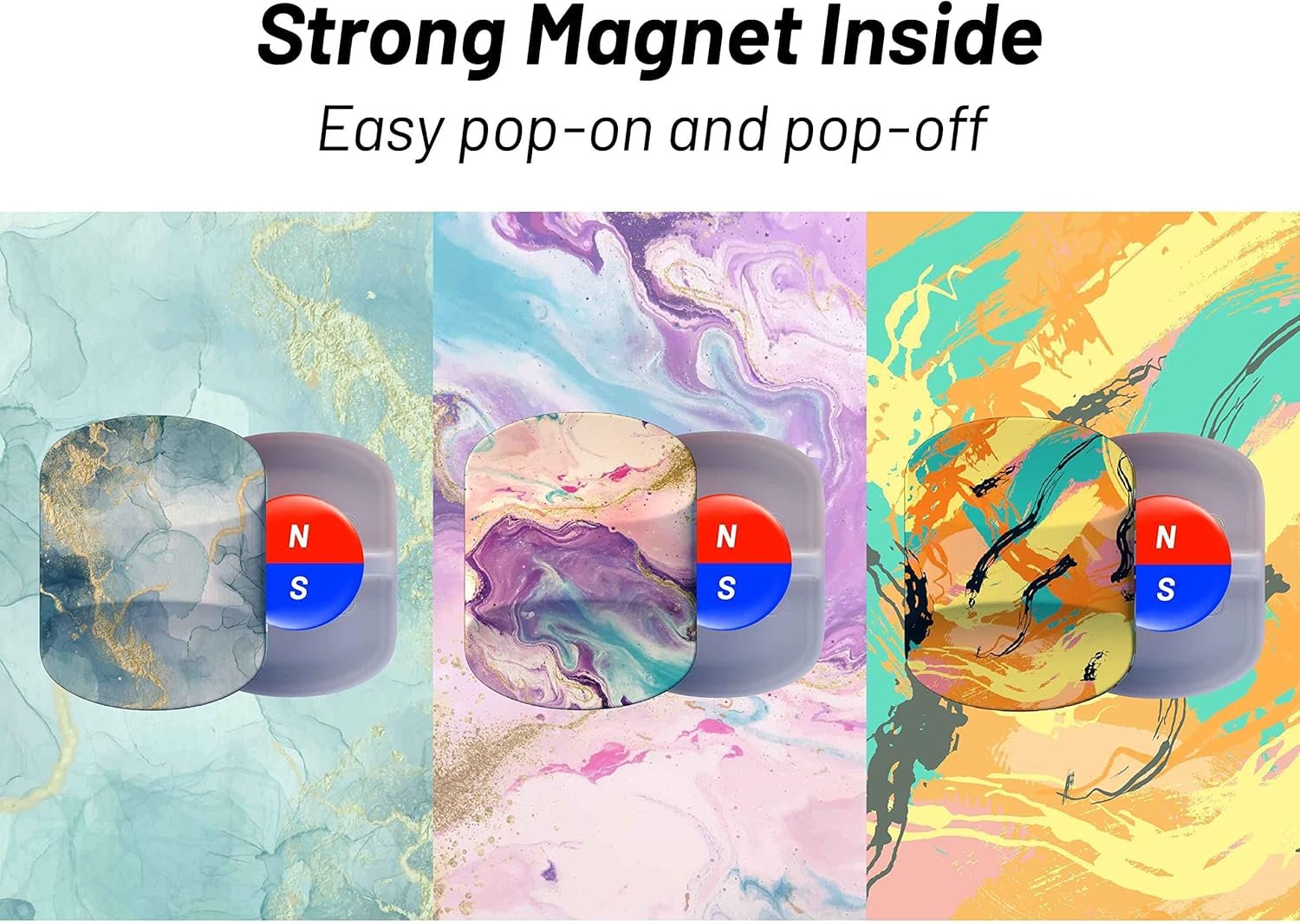 For YETI Magnetic Slider Replacement, Designed to Fit Most YETI Drinkware in 10oz, 14oz, 16oz, 20oz, 26oz, and 30oz Sizes, Stylish Design with Strong Magnet, 3 Pack - Image 4