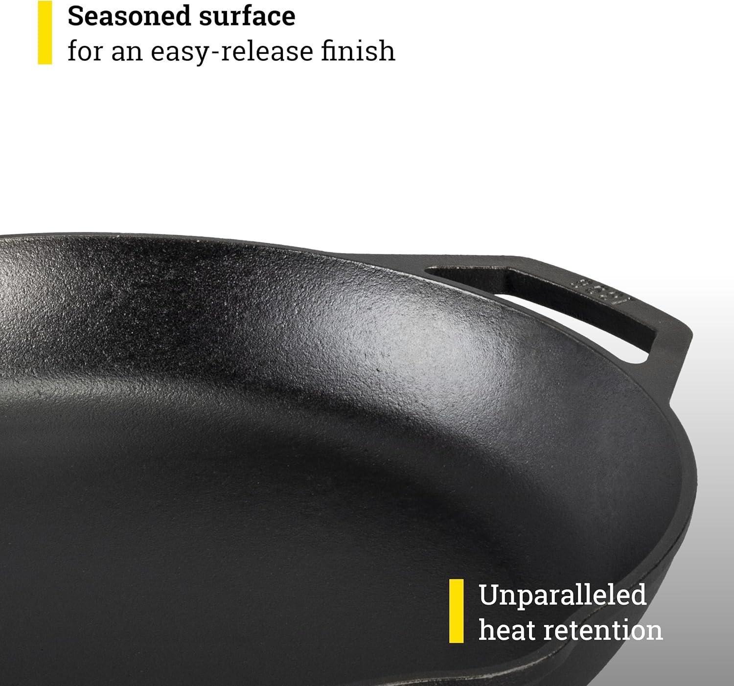 Lodge Chef Collection 14" Chef Style Skillet - Image 3