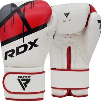 RDX Boxing Gloves EGO, Sparring Muay Thai Kickboxing MMA Heavy Training Mitts, Maya Hide Leather, Ventilated, Long Support, Punching Bag Workout Pads, Men Women Adult 8 10 12 14 16 oz
