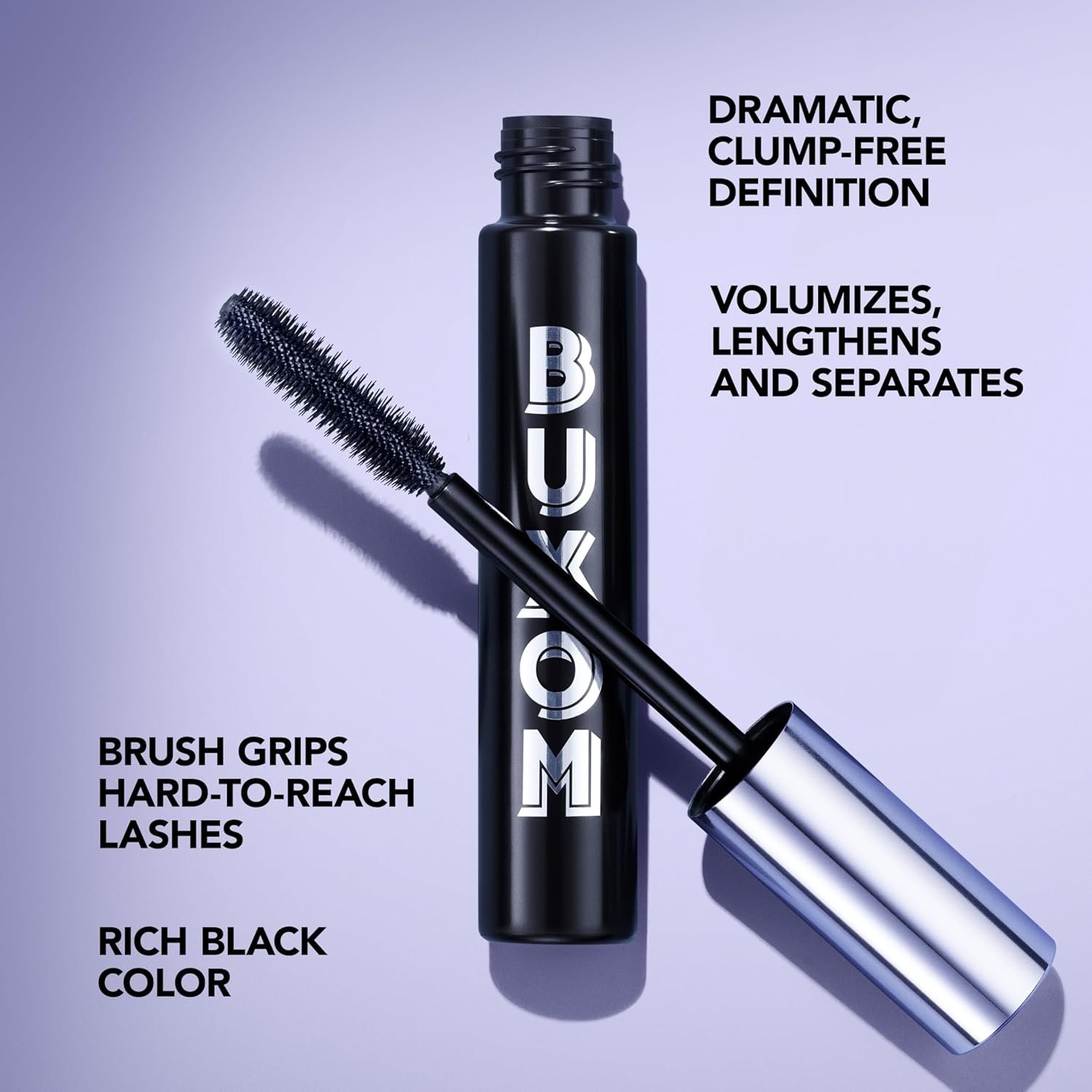 BUXOM Lash Volumizing Mascara, Blackest Black - Image 4