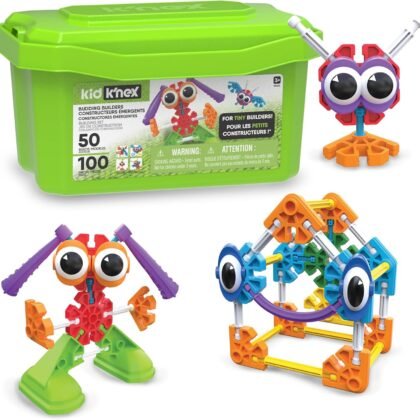 KID K'NEX - Budding Builders Set ‚ 100 Pieces, Preschool STEM Building, Kid Construction Set, Creative Play ‚ Ages 3+