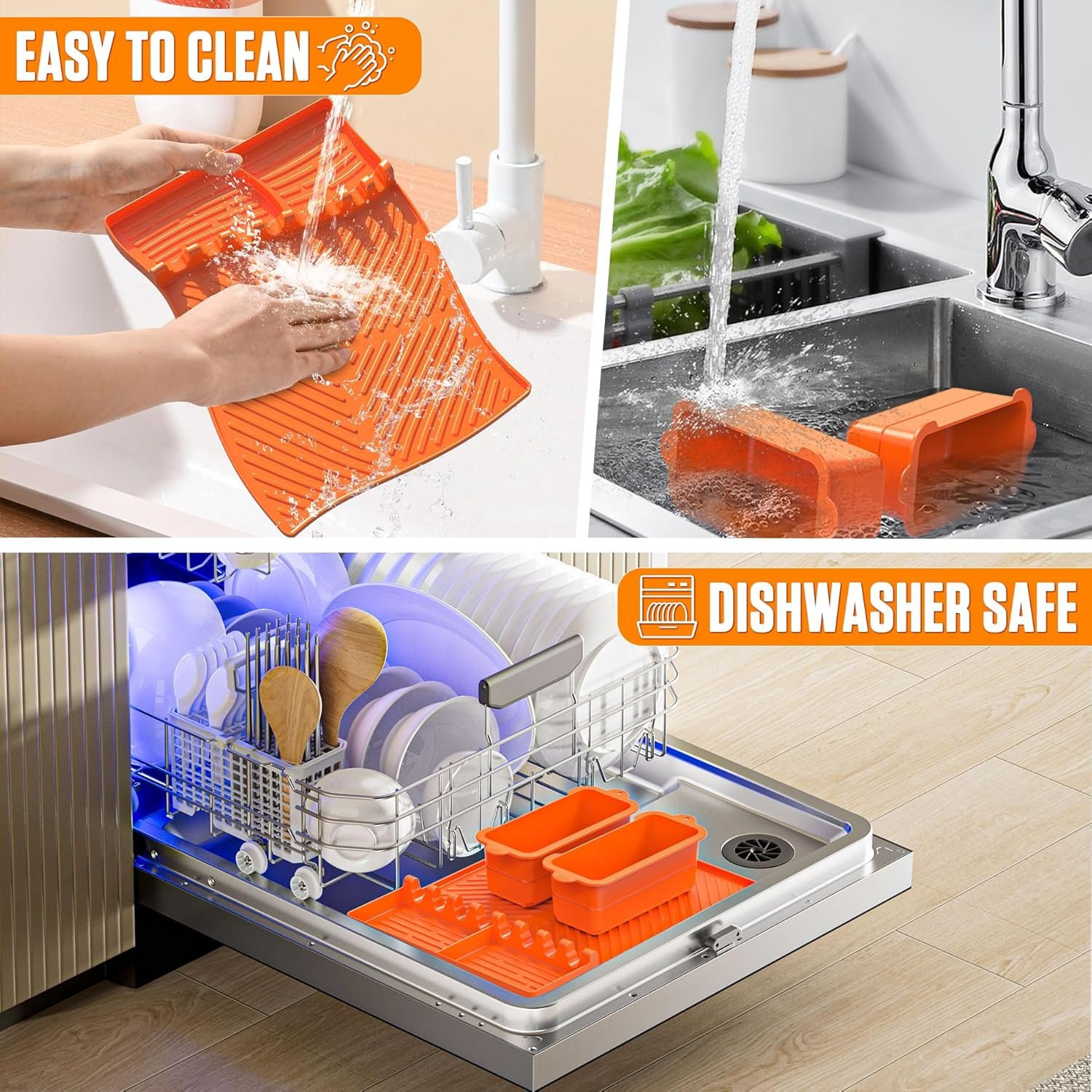 Griddle Accessories for Blackstone – Blackstone Silicone Mat & Grease Cup Liners (2 Pack) – Fits 17” 22” 28” 36” Griddles – Gifts for Men Husband - Image 5