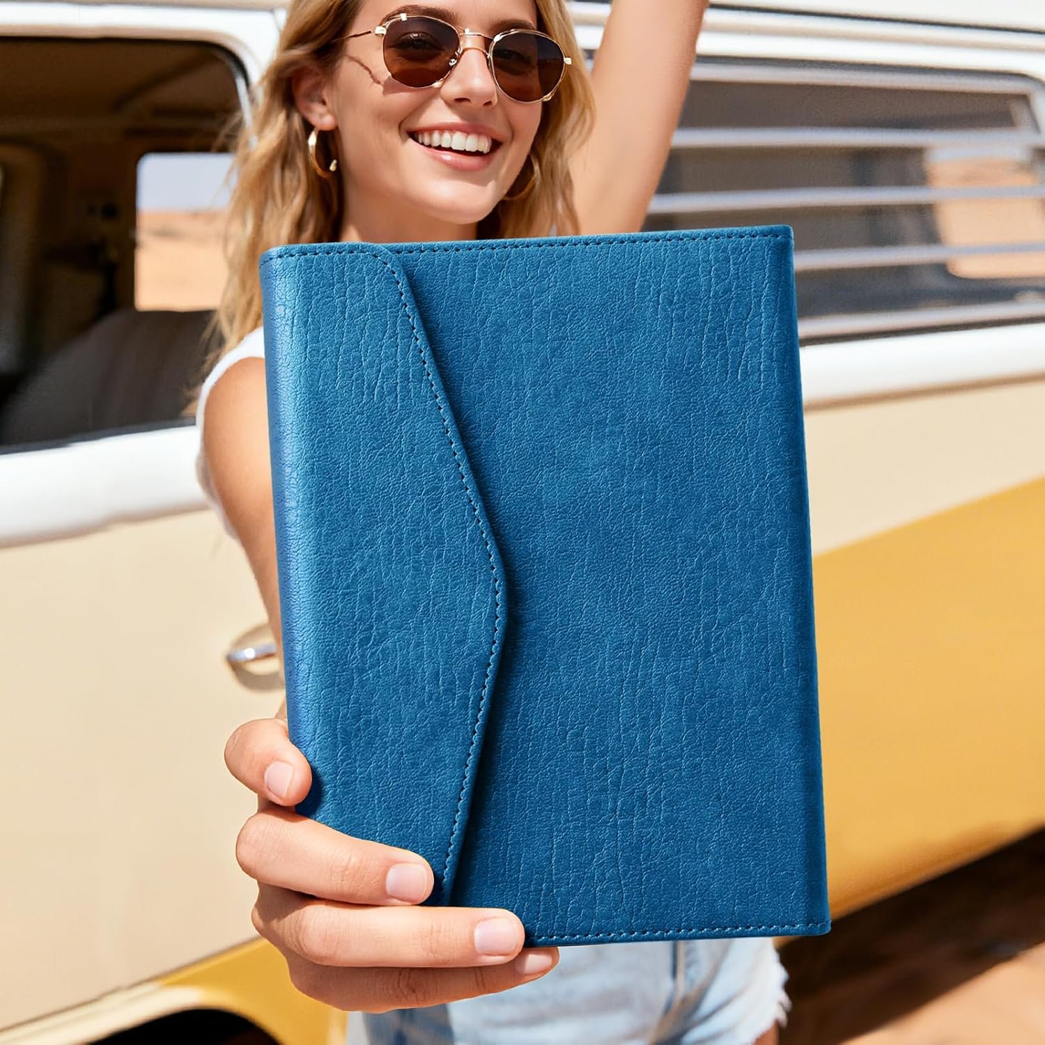 CoBak Premium Stand Case for Kindle Paperwhite & Kindle Colorsoft 7" & Kobo with Hand Strap – Automatic Wake/Sleep, Stylish & Durable, Comfortable Reading & Protection, Compatible with iPhone Stand - Image 6