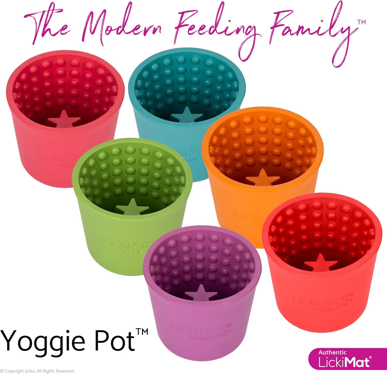 LICKIMAT Yoggie Pot – Distraction, Fun and Enrichment. Long Lasting Rubber Licking Treat Dispenser for All Dog Sizes and Slow Feeder for Small Dogs - Green - Image 6