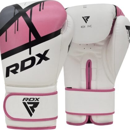RDX Women Boxing Gloves for Training Muay Thai Maya Hide Leather Ladies Mitts for Fighting, Kickboxing, Sparring EGO Glove for Punch Bag, Focus Pads and Double End Ball Punching