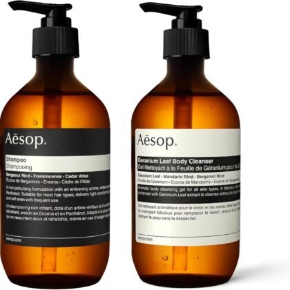 Aesop Geranium Leaf Body Cleanser and Shampoo | Paraben, Cruelty-free & Vegan | 16.9 oz