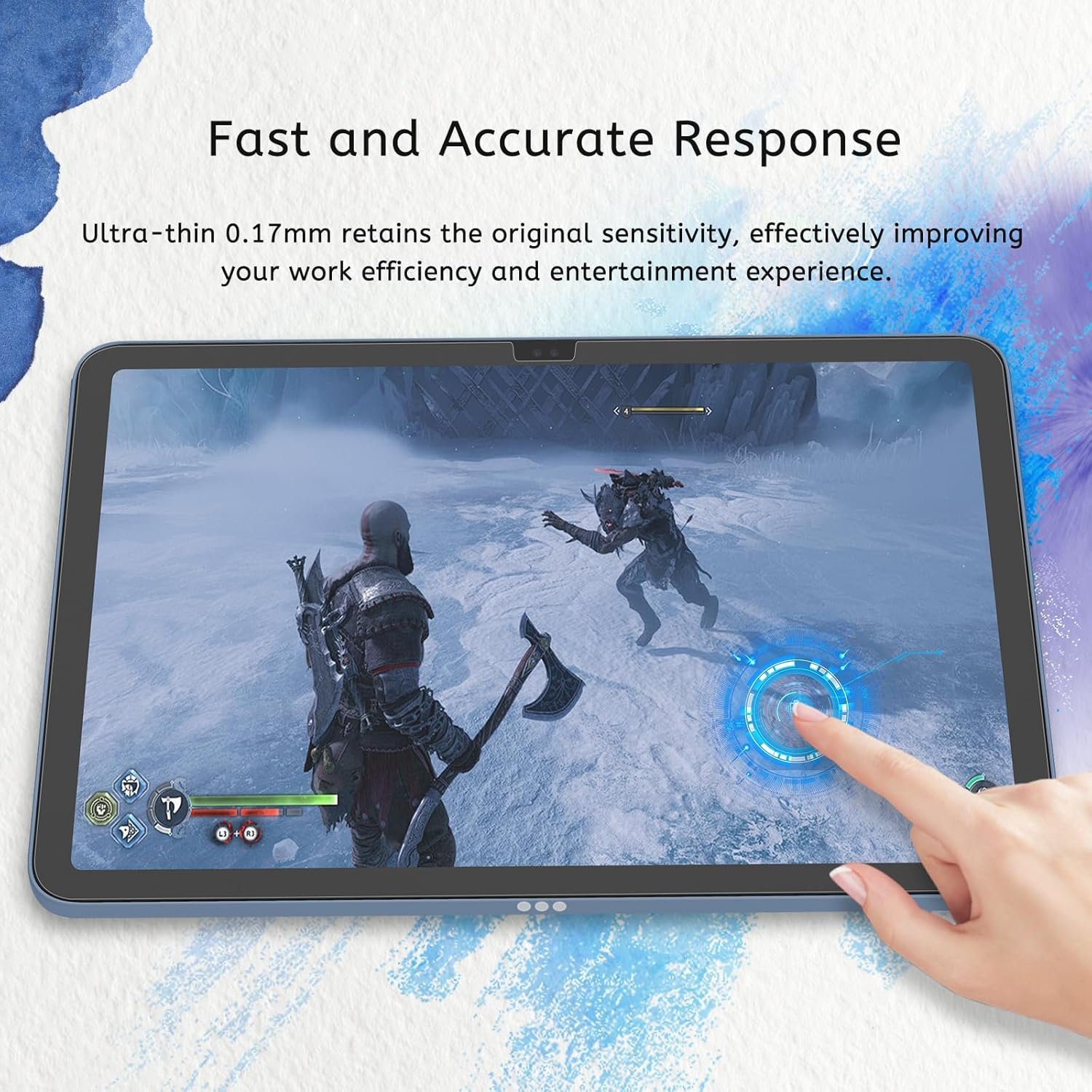 MOBDIK 2 Pack Paperfeel Screen Protector Compatible with iPad A16 11th / 10th Generation (2025/2022) & iPad Air 11 M3 2025 / M2 2024, Crafted for Natural Writing, Less Reflection, Easy Installation - Image 6