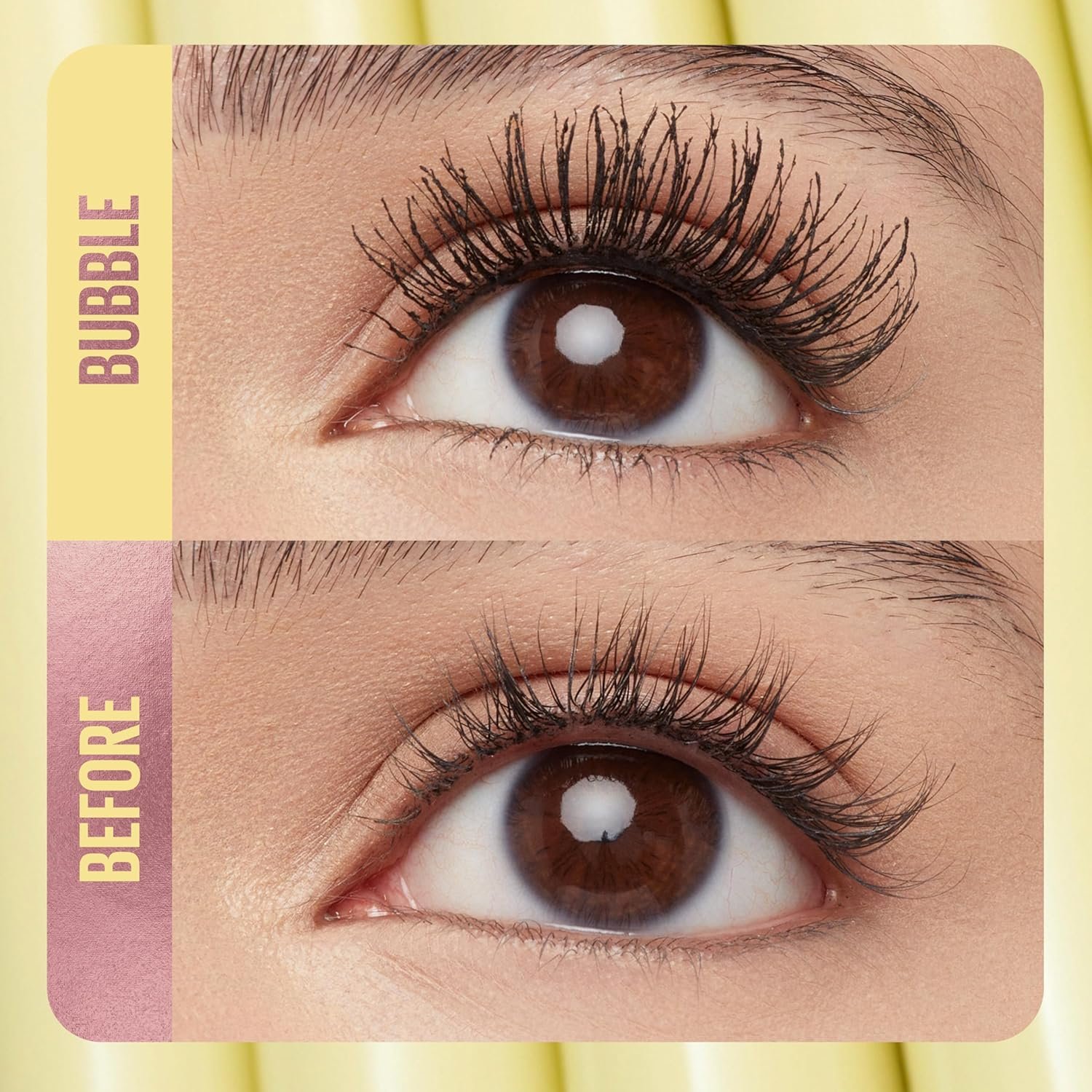 Maybelline The Colossal Bubble Washable Mascara, Buildable Mascara Volume and Length Formula for Bold, Separated Lashes, Blackest Black, 1 Count - Image 2