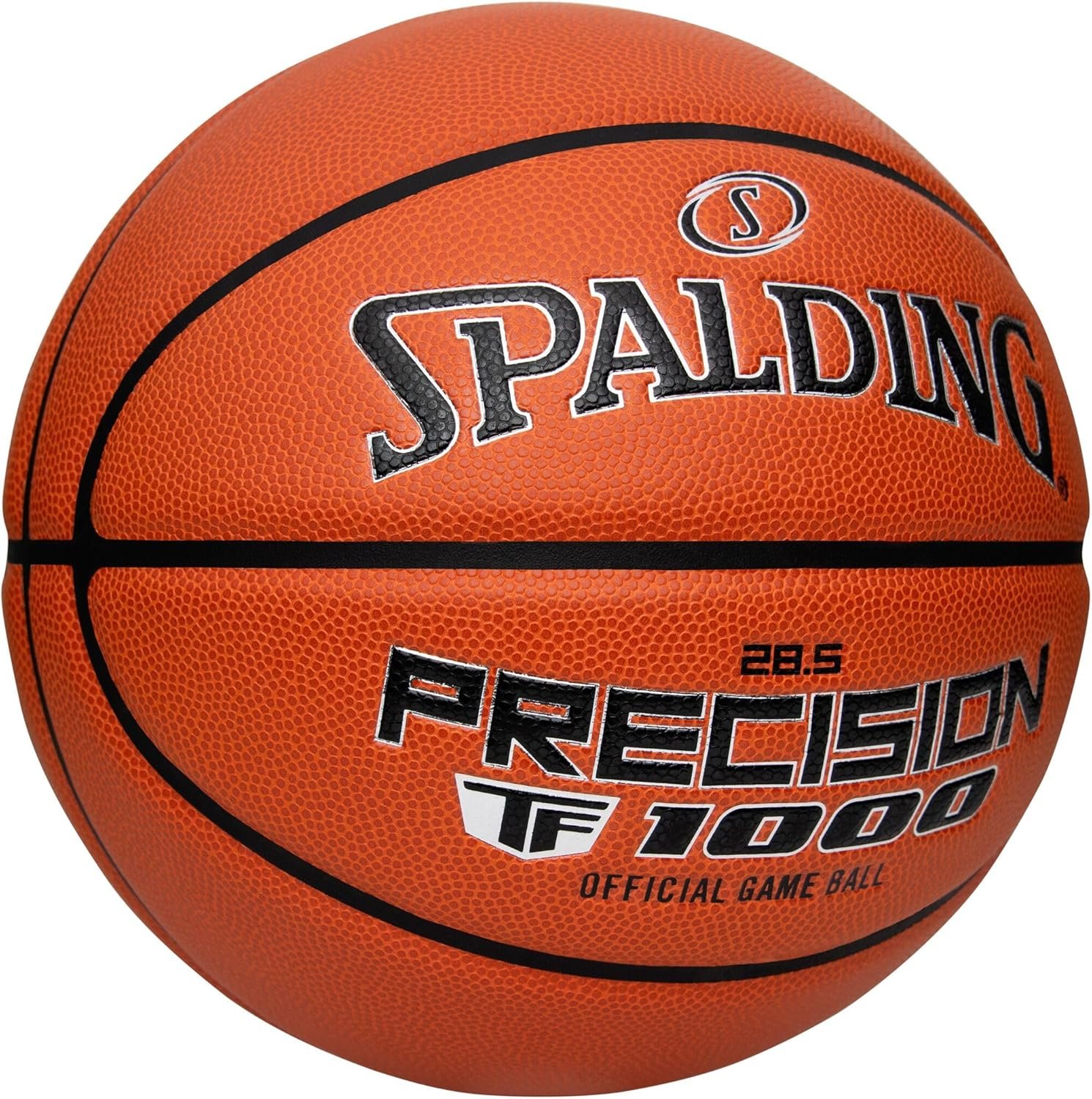 Spalding Precision TF-1000 Indoor Game Basketballs, Dry Grip Microfiber Composite Cushioned Cover, High School Approved - Image 4