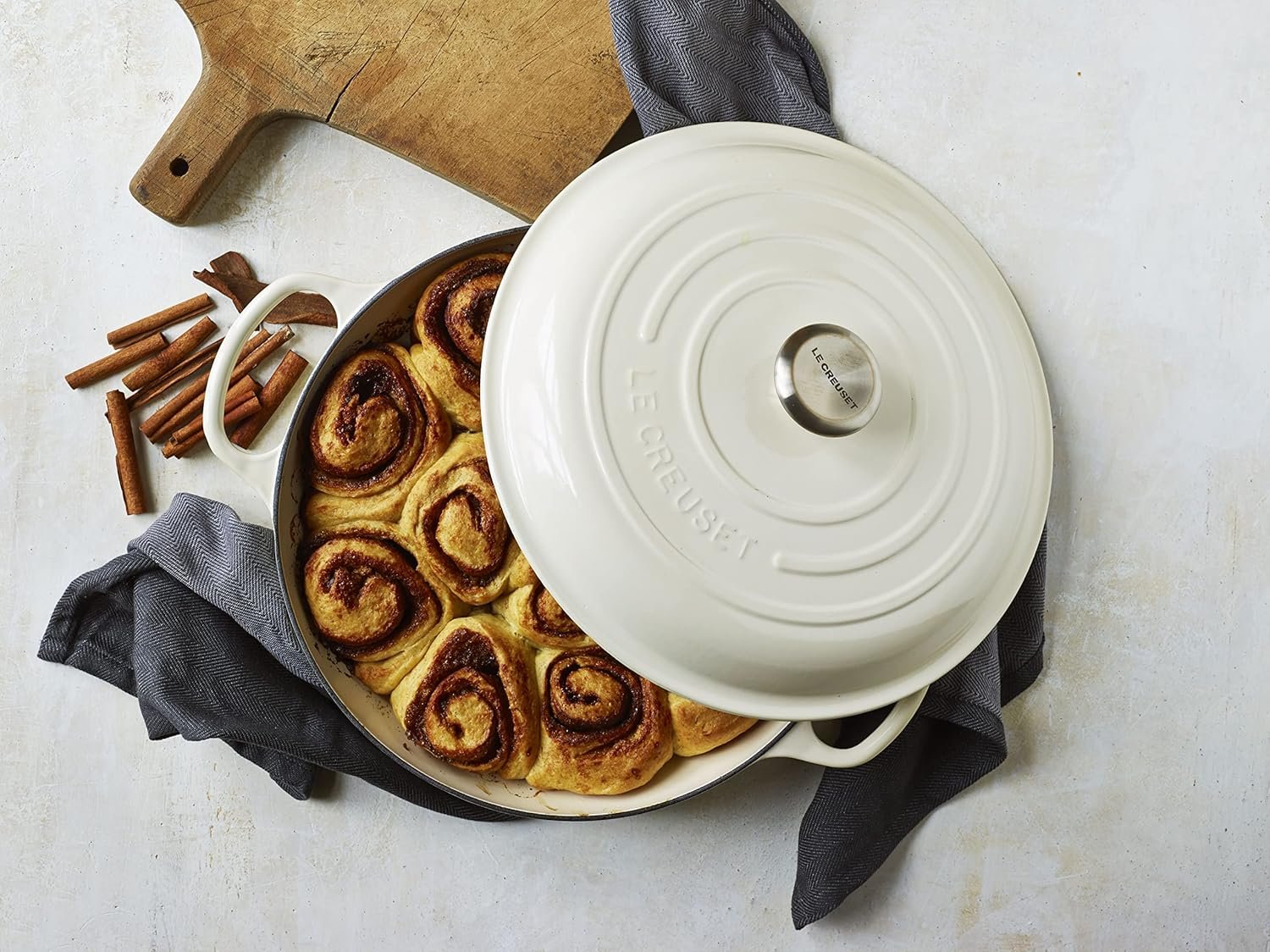 Le Creuset Enameled Cast Iron Signature Round Braiser, 5qt., Peche - Image 6