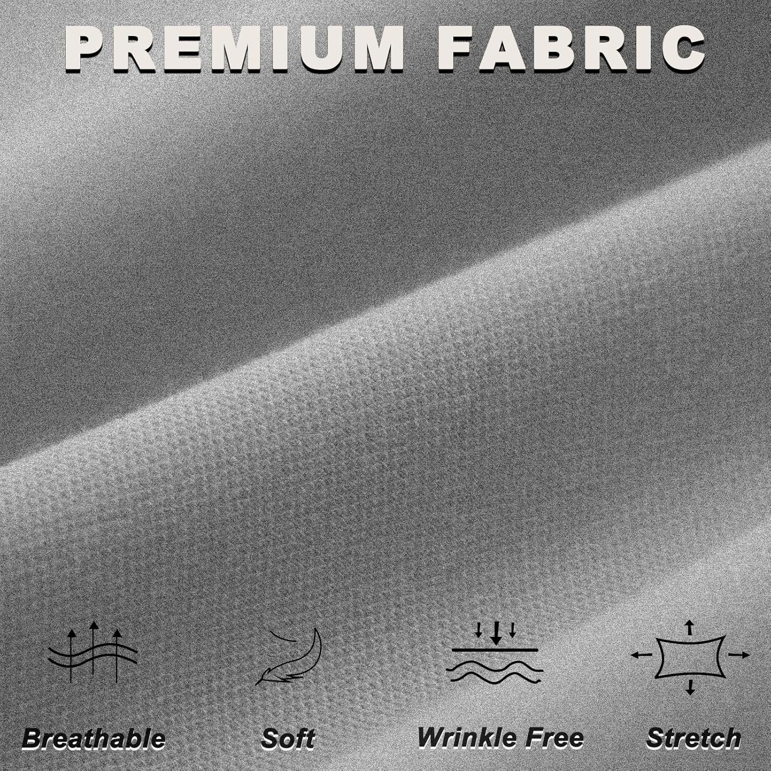 iChosy Womens High Waist Wide Straight Leg Trousers Casual Slacks Dress Pants with Pockets - Image 6