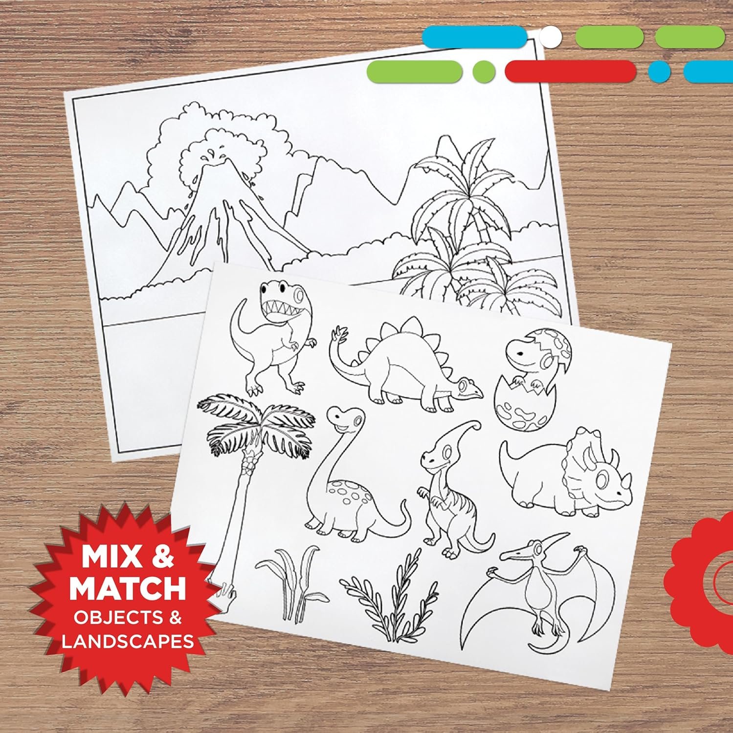 Discovery LED Tracing Tablet, 26-Piece Set with Washable Markers, Tracing & Template Sheets, Battery Powered Doodle Activity Lightboard, Kids Drawing & Sketching Portable Travel Art Set, Toy Gift - Image 6