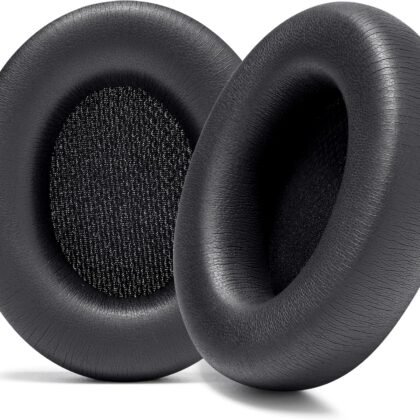 WC PadZ Studio Pro - Extra Thick Earpads for Beats Studio PRO Made by Wicked Cushions | Upgraded PU Leather, Larger Ear Opening, Enhanced Foam | Black