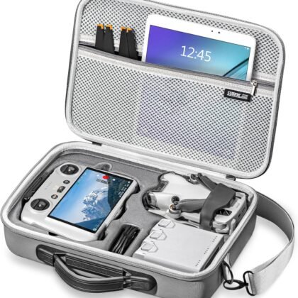 STARTRC Carrying Case for DJI Mini 4 Pro Accessories,Portable Travel Bag for DJI Mini 4 Pro Fly More Combo(DJI RC 2 Controller)-Drone Shoulder Bag GDFDE-1129670-FBM